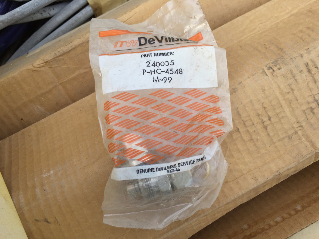 240035 DeVilbiss Hose connector 3/8 npt